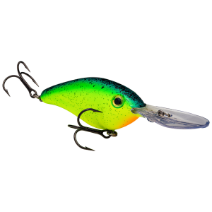 Image of Strike King XD Crankbait | Chartreuse Blue Black Splatterback; 6XD