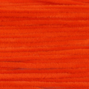 Image of SemperFli Suede Chenille | Fluorescent Red