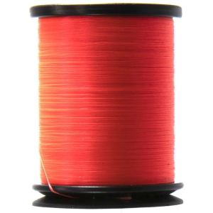 Image of SemperFli Classic Waxed Thread 18/0 | Fluorescent Red
