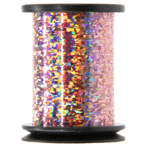 Image of SemperFli Holographic Tinsel | Rose Pink; 1/32 in.
