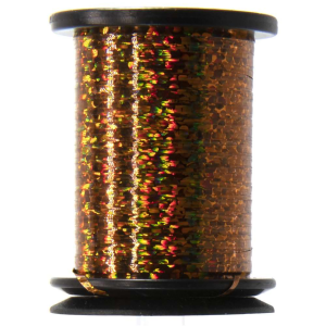 Image of SemperFli Holographic Tinsel | Copper; 1/32 in.
