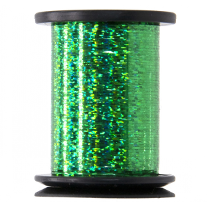 Image of SemperFli Holographic Tinsel | Green; 1/69 in.