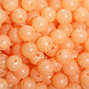 Image of TroutBeads | Mottled Glow Roe; 8 mm