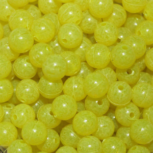 Image of TroutBeads | Mottled Lemon Roe; 8 mm