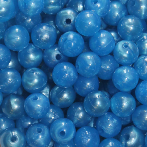 Image of TroutBeads | Sky Blue Pearl; 6 mm