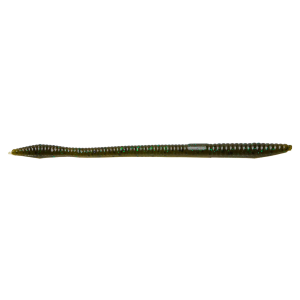 Image of Zoom Trick Worm | Green Pumpkin Green; 6.5 in.