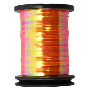 Image of SemperFli Mirror Tinsel | Fluorescent Orange; 1/32 in.
