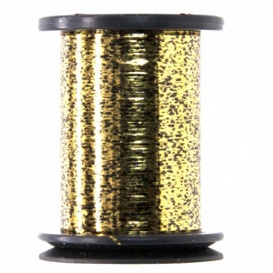 Image of SemperFli Mirror Tinsel | Gold & Black; 1/69 in.