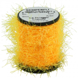 Image of SemperFli Ice Straggle Chenille | Sunburst Orange