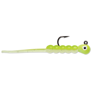 Image of VMC Tungsten Wax Tail Jigs | Glow Chartreuse; 1/32 oz.