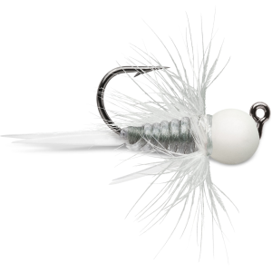 Image of VMC Tungsten Bullfly Jig | Glow; 1/32 oz.