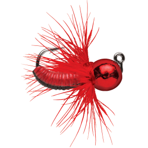 Image of VMC Tungsten Fly Jigs | Metallic Red; 1/64 oz.
