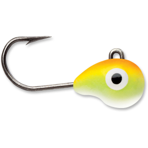 Image of VMC Tungsten Tubby Jigs | Orange Chartreuse Glow; 1/16 oz.
