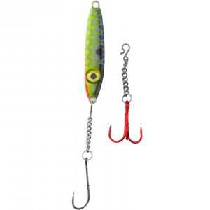 Image of Bink's Ice Spoon with Chain Dropper Hooks | Bluegill; 1/8 oz.