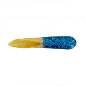 Image of Big Bite Baits Scentsation Tailcutter | Blue Glitter Pearl; 2 1/2 in.