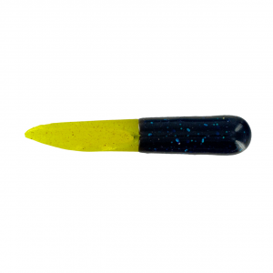 Image of Big Bite Baits Scentsation Tailcutter | Junebug Chartreuse; 2 1/2 in.