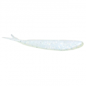 Image of Zoom Fluke | Blue Pearl Silver Glitter; 4 in.