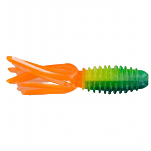 Image of Big Bite Baits Slab Tube | Fire Tiger; 1 3/4 in.