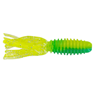Image of Big Bite Baits Slab Tube | Tractor Green; 1 3/4 in.