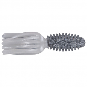 Image of Big Bite Baits Slab Tube | Silver Glitter/Pearl; 1 3/4 in.