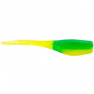 Image of Big Bite Baits Crappie Minnr | Tractor Green Glow; 2 in.