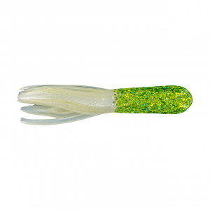 Image of Big Bite Baits Glitterhead Crappie Tube | Chartreuse Pearl; 1 1/2 in.