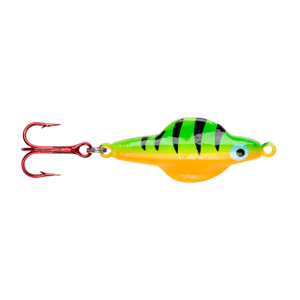 Image of Lindy Rattl'n Flyer Jigging Spoon | Firetiger Glow; 1/16 oz.