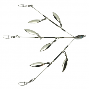 Image of Hog Farmer Baits 3-Wire Umbrella Rig | 6-Blade Mini