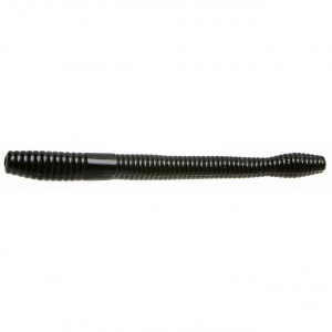 Image of Zoom Magnum Finesse Worm | Black; 5 in.