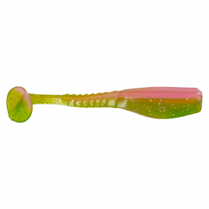 Image of Big Bite Baits Swimming Crappie Minnr | Electric Chicken Glow; 2 in.