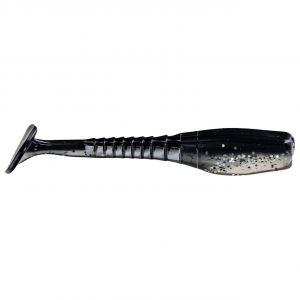 Image of Big Bite Baits Swimming Crappie Minnr | Black Sparkle; 2 in.