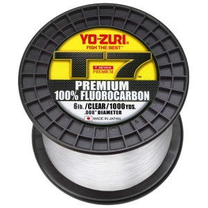 Image of Yo-Zuri T7 Premium Fluorocarbon | 6 lb.; Clear; 1,000 yds.