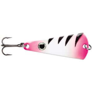 Image of VMC Tingler Spoon | Glow Pink Squirrel; 1/16 oz.