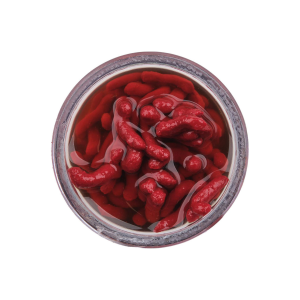 Image of Berkley Gulp! Alive! Maggots | Red Wiggler; 2.2 oz. jar