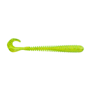 Image of Berkley PowerBait Rib Worm | Citrus Blast; 4 in.