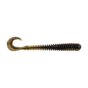 Image of Berkley PowerBait Rib Worm | Midnight Shine; 4 in.
