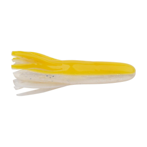 Image of Berkley PowerBait Atomic Tubes | Yellow Back; 1 1/4 in.