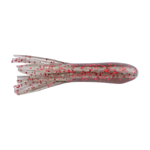 Image of Berkley PowerBait Atomic Tubes | Clear Brown Red Fleck; 1 1/2 in.