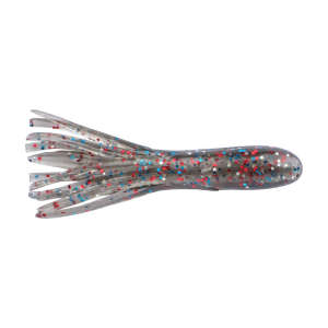 Image of Berkley PowerBait Atomic Tubes | Smoke Rainbow Sparkle; 1 1/2 in.