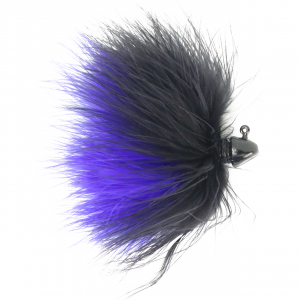 Image of Outkast Feider Fly Jig | Black Purple; 1/16 oz.