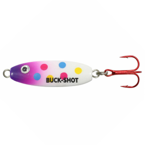 Image of Northland Buck-Shot Rattle Spoon | Purple Wonder; 3/8 oz.