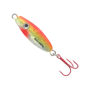 Image of Northland Buck-Shot Rattle Spoon | Super-Glo Chub; 1/16 oz.