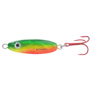 Image of Northland Buck-Shot Rattle Spoon | Super-Glo Firetiger; 1/4 oz.