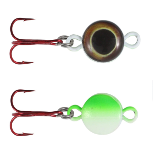 Image of Northland Eye Ball Spoon | Glo Perch; 1/16