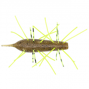 Image of Geecrack Imo Kemushi Soft Bait | Green Pumpkin-Bite Chart; 3.8 in.