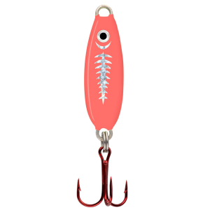 Image of Northland Forage Minnow Spoon | Super Glo Exo Red; 1/32 oz.