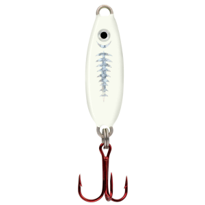 Image of Northland Forage Minnow Spoon | Super Glo Exo White; 1/8 oz.