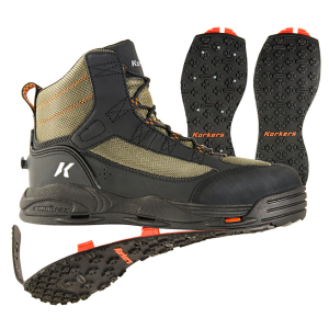Image of Korkers Greenback Wading Boot | Kling-On & Studded Kling-On Soles; 8