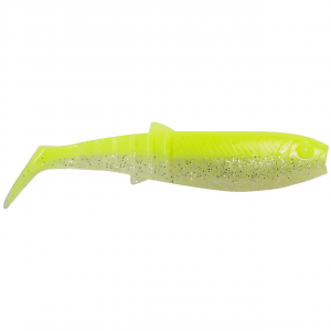 Image of Savage Gear Cannibal Shad | Yellow Glow; 3 in.