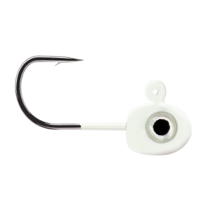 Image of Northland Tungsten Flat Fry Jig | Glo White; 1/16 oz.
